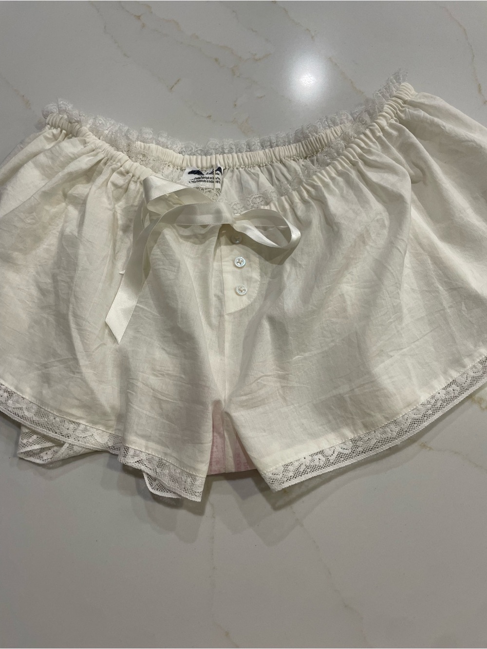 For Love & Lemon Cotton Lace Shorts - Picture 3 of 4